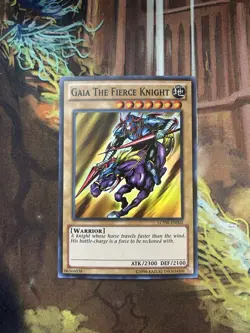 Yugioh Gaia The Fierce Knight LCYW-EN002 Super Rare VLP - Image 1