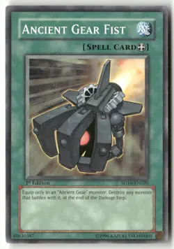 #SD10-EN020 - Ancient Gear Fist - 1st Ed WB1 C Lightly played - Image 1
