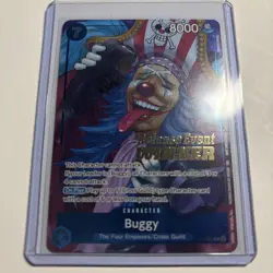Buggy Release Event Winner P-084 One Piece Promo English Foil NM - Image 1
