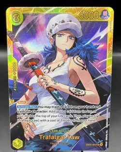 Trafalgar Law EB03-062 SEC Extra Booster: One Piece Heroines Edition Near Mint - Image 1