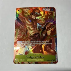 One Piece CCG Portgas.D.Ace PRB02-018 Foil Rare Alt Art 7000 Power 5 Cost - Image 1