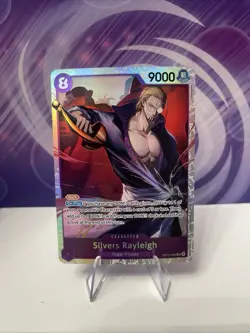 One Piece Carrying On His Will Silvers Rayleigh OP13-066 SR English - Image 1