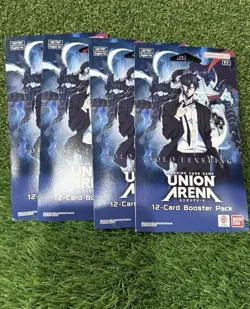 Union Arena Solo Leveling Sleeved Booster Pack 4 Packs SHIP NOW - Image 1