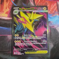 Pokemon TCG Mega Manectric EX 158/132 Mega Evolution Full Art Ultra Rare - Image 1