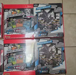 Pokemon Binder +Poster Collection with Booster Packs Black Bolt and White Flare - Image 3