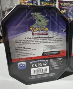 Pokemon TCG Triple Whammy Tin Set Tyranitar, Darkrai, Slaking Sealed - Image 3