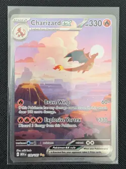 Pokemon TCG Scarlet & Violet Charizard EX 199/165 Special Illustration Rare - Image 1