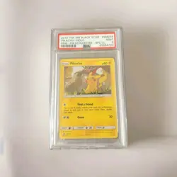 2019 Pokemon SM Black Star Pikachu Holo SM234 PSA 9 PromoPikachu & Eevee - Image 1