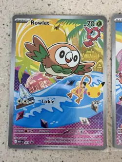 Pokemon - First Partner Illustration Collection 🔥 Rowlet Litten Popplio 🔥 Set - Image 3