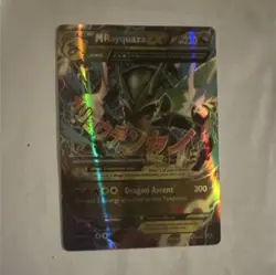 Pokemon TCG M Rayquaza EX Roaring Skies Full Art Holo Ultra Rare 61/108 230HP - Image 1