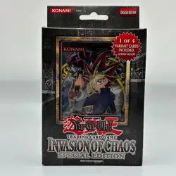 Yugioh Invasion Of Chaos Special Edition Yugioh Box - Brand New Factory Sealed - Image 1