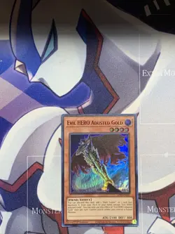 Yu-Gi-Oh! Evil HERO Adusted Gold (RED) LDS3-EN025 1st Edition Holo - Image 1