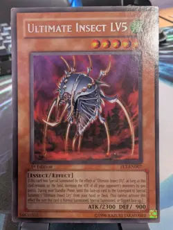 YuGiOh! Ultimate Insect LV5 FET-EN007 1st Ed - Image 1