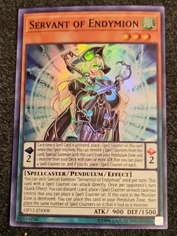 Yugioh Servant of Endymion OP12-EN008 Super Rare LP - Image 1