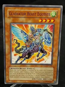 Yu-Gi-Oh! Gladiator Beast Equeste TDGS-EN024 C MP - Image 1