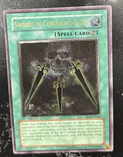 Yugioh Swords of Concealing Light (UTR) FET-EN042 Flaming Eternity 1st Edition - Image 1