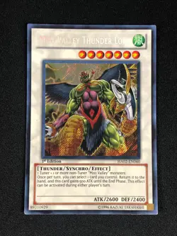 YUGIOH MIST VALLEY THUNDER LORD HA02-EN060 1ST SECRET - Image 1