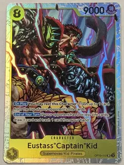 One Piece TCG Eustass Captain Kid (OP10-112 SR) Super Rare Royal Blood English - Image 1