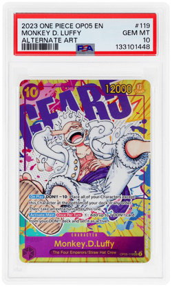 2023 One Piece Awakening of the New Era Monkey D. Luffy Alternate Art PSA 10 - Image 1