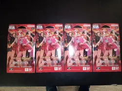 One Piece TCG Heroines Edition EB03 Sleeved Booster Pack Lot 4 New Sealed Englsh - Image 2