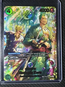 Roronoa Zoro Foil PRB02-006 EB04 OP14 The Azure Sea's Seven English One Piece - Image 1