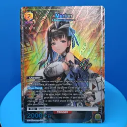 Marian (01) R* Alt Art Yellow Goddess Of Victory Nikke Union Arena TCG - Image 1