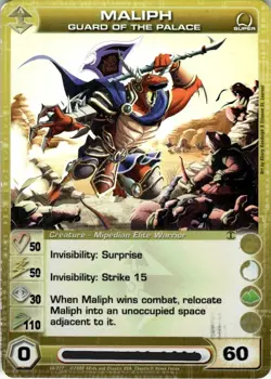 Chaotic TCG Maliph Guard Of The Palace 50/222 Beyond the Doors 1st Edition - Image 1