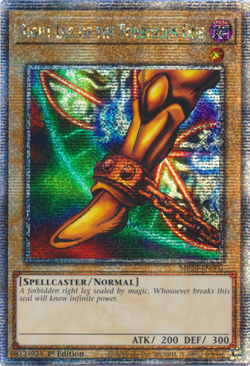 Right Leg of the Forbidden One - MP24-EN002 - Quarter Century Secret Rare 1st Ed - Image 1
