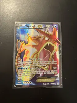 Pokemon Gyarados EX TCG Full Art Holo Ultra Rare Card 114/122 - Image 1