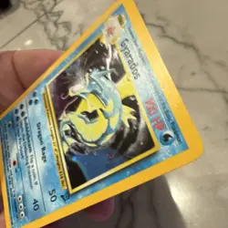 Pokemon Gyarados Base Set 006/102 Holo Rare 100 HP Card TCG 1999 English Stage 1 - Image 5