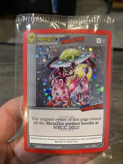 NYCC 2022 Metazoo Seance 5 Card Passport Exclusive Promo Set Plus Bonus Card - Image 2