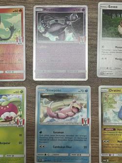 Pokemon KFC Kentucky Fried Chicken Promo Card Lot Mewtwo, Litten, Slowpoke, Boun - Image 3