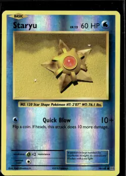 Pokemon Staryu 30/108 XY Evolutions Reverse Holo Common 2 Card Lot LP - Image 1