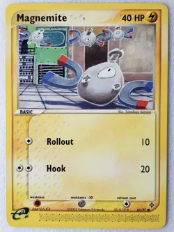 Magnemite 61/97 LP - EX Dragon Pokemon Card - Tomokazu Komiya Art - Image 1