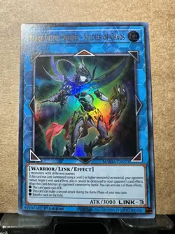 * BLACK LUSTER OF CHAOS SOLDIER OF CHAOS * 1ST ULTRA RARE MAMA-EN073 YUGIOH! - Image 1