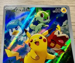Pokemon Pokemon Pikachu ex SVP IT Promo 027 27 Black Star Promos Promo 2023 Card - Image 2