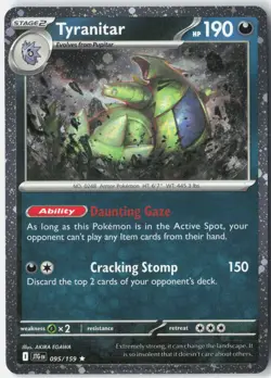 Tyranitar - (Cosmos Foil) Holo Promo Miscellaneous Cards & Products 095/159 NM - Image 1