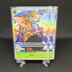 2 Sanji Character Cards ST29-004 Lot Holo Foil One Piece TCG English, Near Mint - Image 1