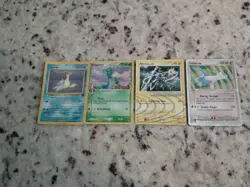 Pokemon Lot Of 4 Cards Latios Ex,Arceus,Lapras,Dragonair - Image 1