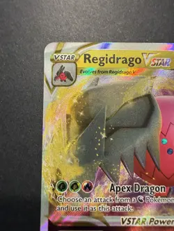 LP Regidrago VSTAR 136/195 Pokemon Sword & Shield Silver Tempest Pokemon card - Image 2