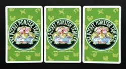 1996 Pack fresh Pokemon Card Playing Venusaur Green Poker 3 cards Bellsprout etc - Image 2