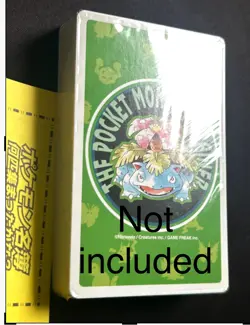 1996 Pack fresh Pokemon Card Playing Venusaur Green Poker 3 cards Bellsprout etc - Image 3