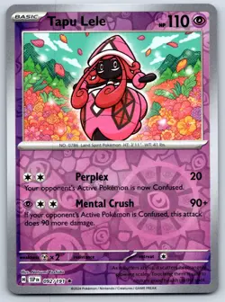 Tapu Lele - Reverse Holo - Surging Sparks SSP 092/191 Rare Pokemon Card NM - Image 1