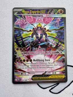 Mega Zygarde EX Pokemon TCG Card 120/088 POR EN English - Image 1