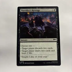Magic: The Gathering Shredder's Revenge 0076 TMNT Sorcery Black Regular - Image 1