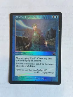 Alexi's Cloak 2000 Prophecy Foil Blue Common Enchantment MTG NM AZ1 - Image 1