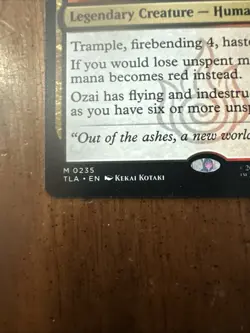 Ozai, the Phoenix King Magic The Gathering Avatar: The Last Airbender Regular NM - Image 2