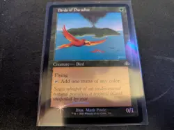 MTG Magic the Gathering FOIL Birds of Paradise Retro DMR! - Image 1