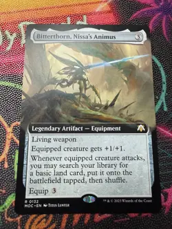 Bitterthorn, Nissa's Animus Extended Art, Commander MOC Regular 132 - Image 1