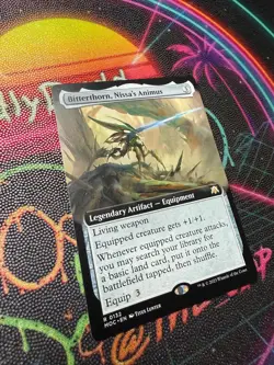 Bitterthorn, Nissa's Animus Extended Art, Commander MOC Regular 132 - Image 3